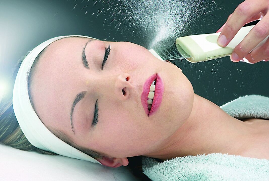 ultrasonic facial cleansing for rejuvenation